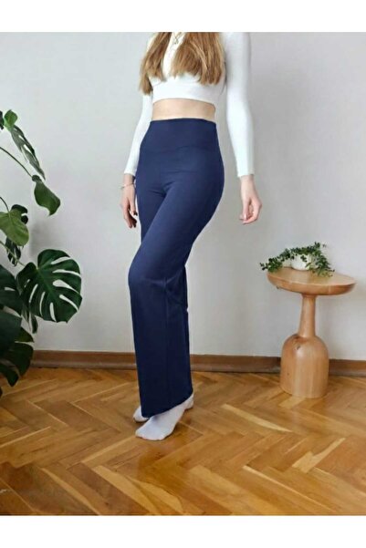 Butik Bol Paça Mat Belize Kumaş Yürüyüş Pantolonu