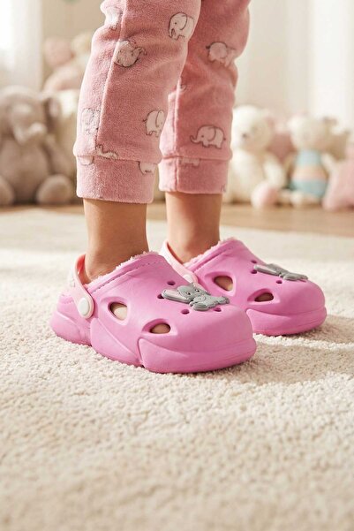 GEZER Papuci de iarnă pentru fete Eva cu pluș în interior pentru acasă, școal...