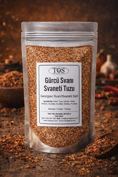 TOS The Organic Spices Gürcü Svanı / Svaneti Tuzu 100 gr Georgian Svan / Svan...