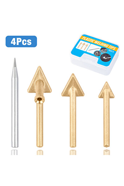 Choice مجموعة من 4 أو 6 رؤوس لحام بلاستيكية، رؤوس مكواة لحام، رؤوس مثلثة الشك...