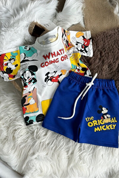 morbella Character Themed Boy's Suit – Blue-Cream