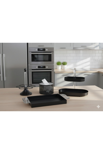 Generic Hospitality set (dessert holder, cup holder, napkin holder and servin...