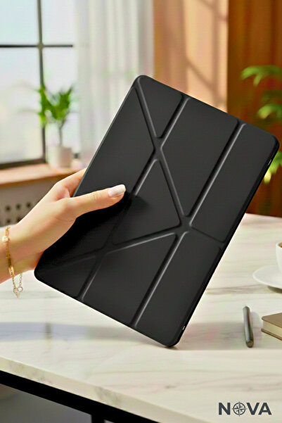 cepmoda iPad "Air 11 - m2/m3 (11 inç) 4/5/6. Nesil" Kalem Bölmeli Standlı Uyk...