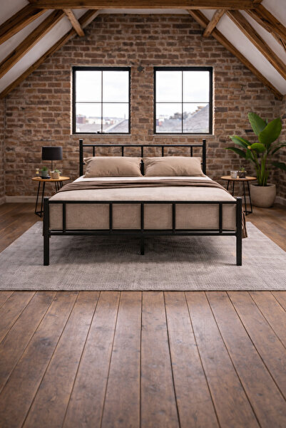 CD Best Metal, Muğni, Çift Kişilik Karyola, Baza, Ölçü Seçenekli