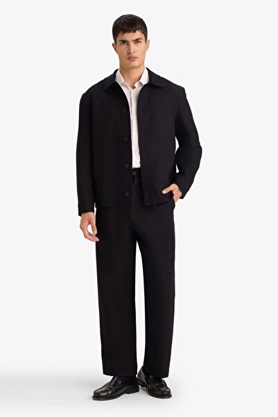 DeFacto Barrel Fit Straight Leg Trousers G7528Ax25Wn