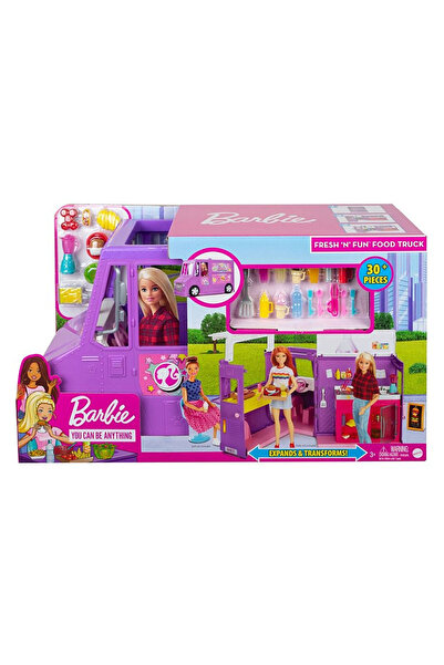 Barbie Mattel Yemek Arabası Oyun Seti GMW07