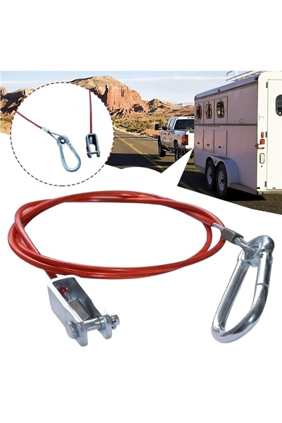 Choice as pic Caravan Stainless Steel Trailer Breakaway Rope Trailer Caravan ...