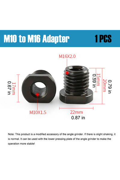 Choice M14 to M10-1 PCS 1PC Angle Grinder Thread Adapter – Converts M10/M14/1...