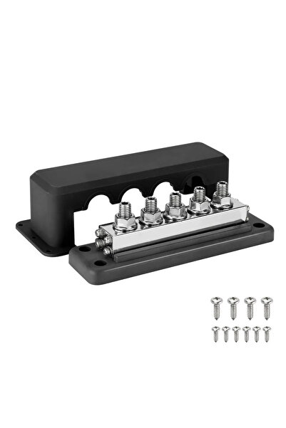 Choice كتلة توصيل قضبان التوزيع السوداء للسيارات M10 ذات 5 اتجاهات، كتلة توزي...