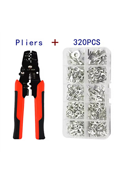 Choice 320PCs 320pcs Crimp Terminal Kit with Electrical Connector U/O Splicin...