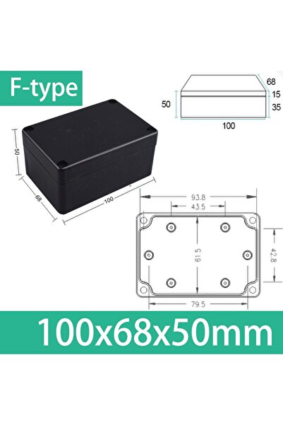 Choice10 100x68x50mm ABS Waterproof Box Housing Electronic Safe Case Plastic ...