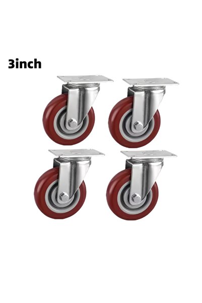 Choice 4pcs 3inch Universal 4Pcs 4 inch/3inch Caster Wheel Heavy Universal 36...