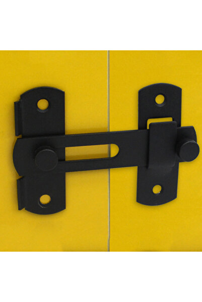 Choice 1PC 3inch-Black 180 Sliding Barn Door Latch Sliding Right Angle Door L...