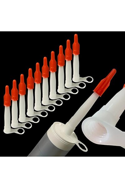 Choice Caulk Saver Cap (Red, PE Material), Reusable Nozzle Cover to Stop Caul...