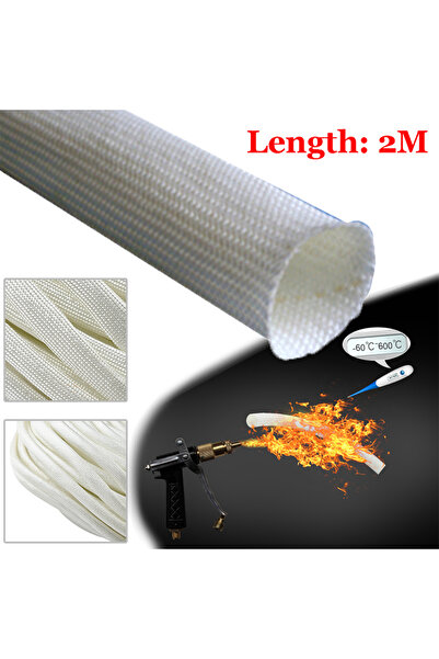 Choice عازل خرطوم عادم من الألياف الزجاجية بطول 2 متر لسخانات Webasto و Ebers...