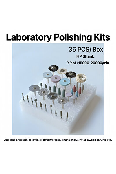 Choice 35pcs 35-Piece Grinding & Polishing Set, HP Shank Diameter 2.35mm Diam...