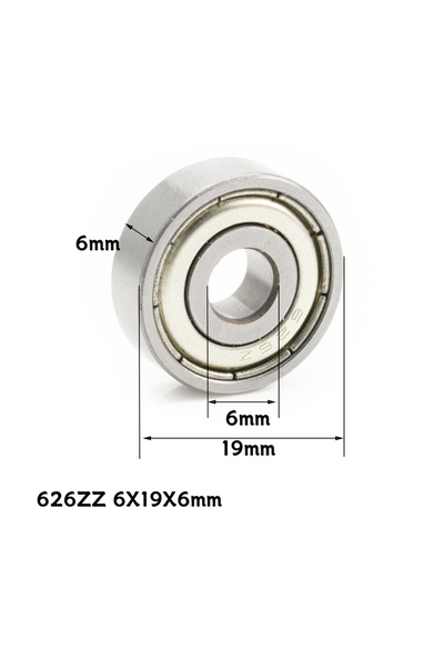 Choice13 10Pcs 626zz 10-40Pcs Ball Bearings 608ZZ 623ZZ 626ZZ 687ZZ 607ZZ Dee...