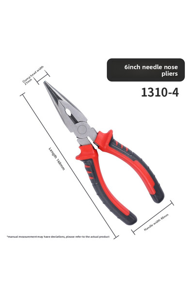 Choice1 6inch pointed pliers Electric Wire Pliers Large Opening Sharp Multifu...