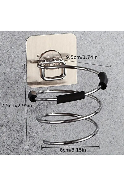 Choice 1pc Multi Functional Bathroom Hair Dryer Holder, No Punching Hair Care...