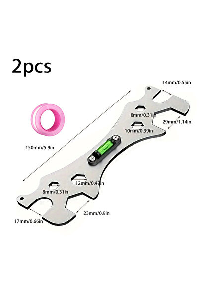 Choice 2pcs Multifunctional Stainless Steel Bathroom Wrench Tool Shower Insta...