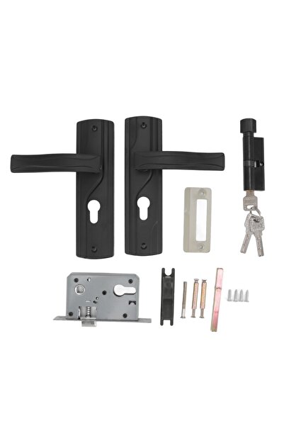 Choice black Door Handle Lock Manganese Steel Silent Bearing Universal Door L...