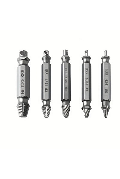 Choice مستخرج براغي تالف، مستخرج براغي مكسور، مجموعة رؤوس مثقاب، برغي مكسور م...