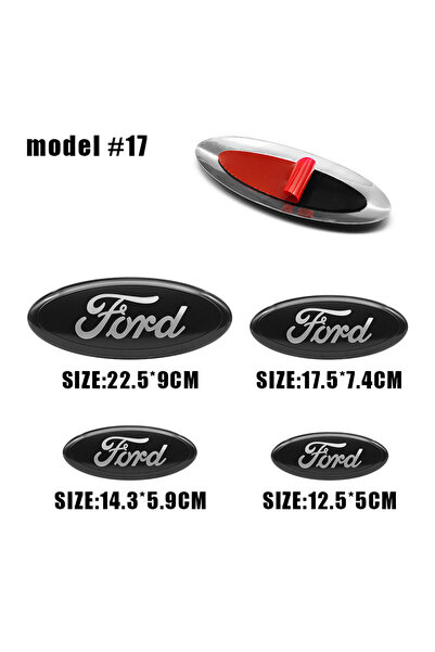 Choice14 شعار شبكة أمامية وشعار صندوق خلفي لسيارة فورد موديل 17، مقاس 14.3 × ...