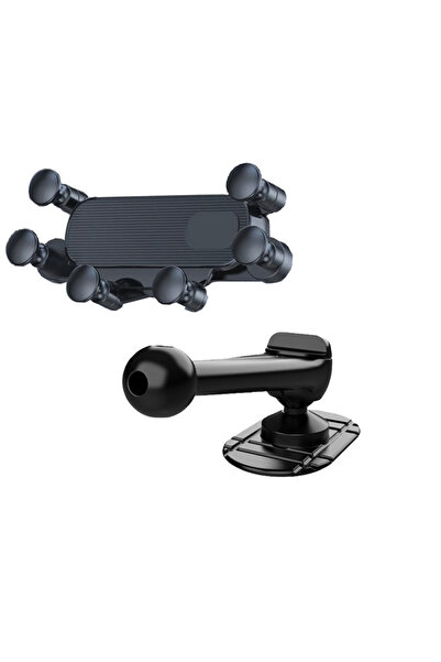 Choice مجموعة واحدة من حامل الهاتف اللاصق العالمي للوحة القيادة للسيارة، قاعد...