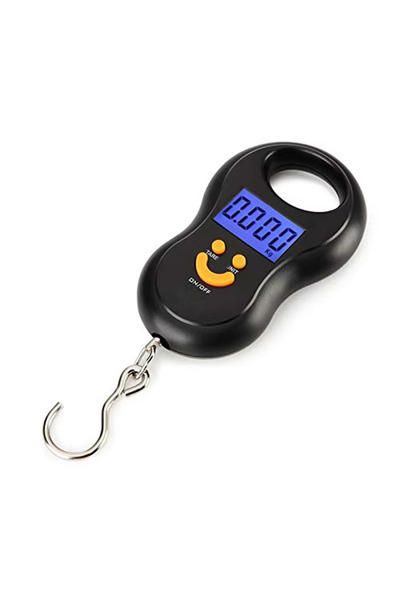 Choice black Digital Hanging Scale 50Kg 10g Precision LCD BackLight Kitchen F...