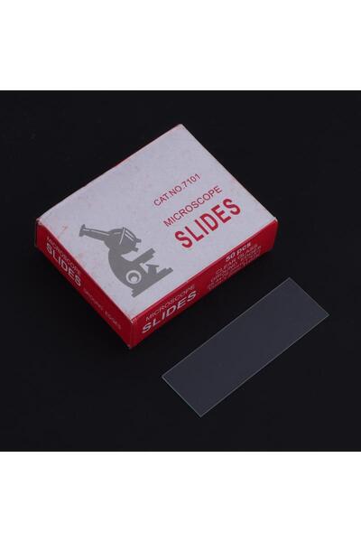 Choice شرائح مجهرية ذات سطح أملس، 50 قطعة/علبة، شرائح زجاجية فارغة لعلم الأحي...