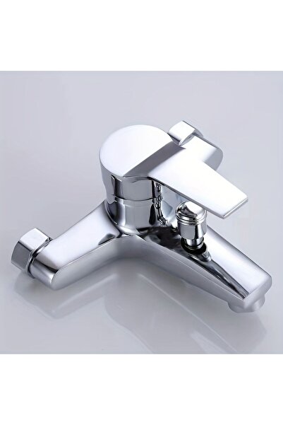 Choice صنبور دش أسود مصنوع من سبيكة معدنية، صنبور ثلاثي الخلاط مثبت على الحائ...