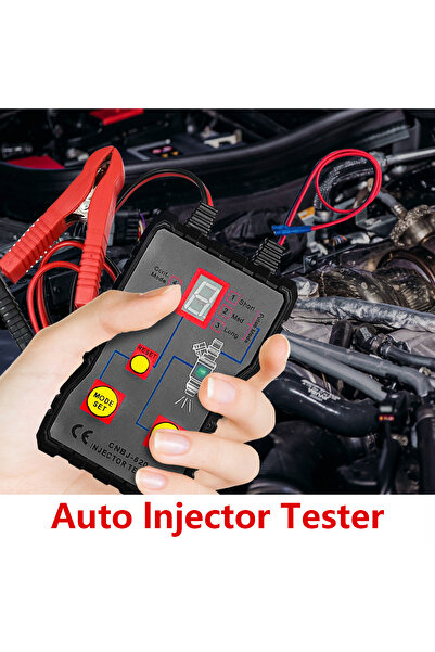 Choice جهاز فحص حاقن وقود السيارة - أداة فحص نظام الوقود المحمولة 4 في 1 مع م...