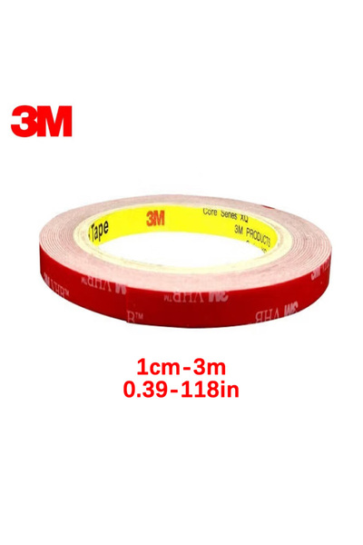 3M ملصقات لاصقة مزدوجة الجوانب، من 1 سم إلى 3 م (0.39-118 بوصة)، شريط لاصق إس...