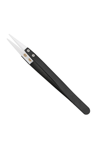 Choice ملقط دقيق أسود مقاوم للحرارة العالية من DIYWORK، مستقيم وموجه، مضاد لل...