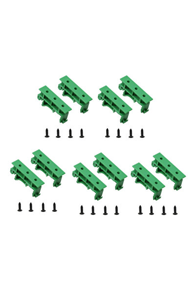 Choice مجموعة من 5 قطع من محولات تثبيت لوحة الدوائر المطبوعة DIN C45 الخضراء،...