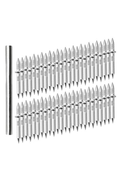 Choice 100pcs 100pcs Double Head Nails Seamless Nail Skirting Thread Seamless...