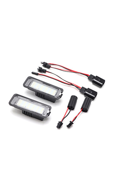 Choice مصباح لوحة ترخيص LED أبيض اللون عدد 2 قطعة لسيارات فولكس فاجن باسات B6...