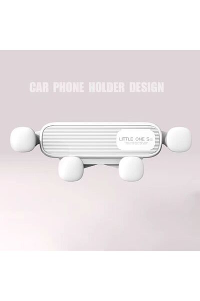 Choice حامل هاتف أبيض للسيارة، يُثبّت بمشبك على فتحة التهوية، حامل جوال عالمي...