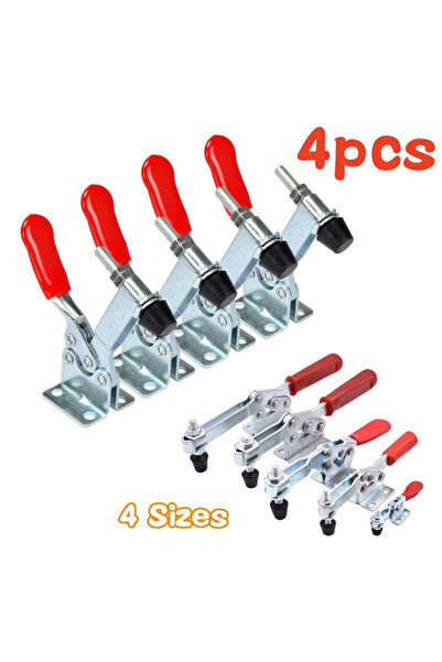 Choice1 201-27KG 4PCS 1/4pcs Hold Down Red Toggle Clamp Heavy Duty Quick Rele...