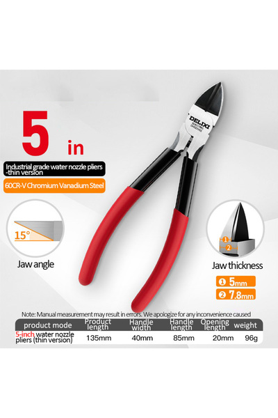 Choice DHGDV5S DELIXI ELECTRIC Nozzle Pliers Electronic Pliers Industrial Sci...