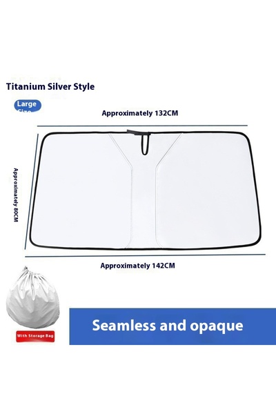 Choice واقي من الأشعة فوق البنفسجية للسيارة، مقاس كبير، للزجاج الأمامي، مظلة ...