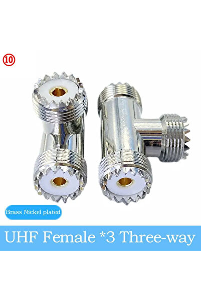 Choice3 1PCS Type10-1pcs UHF Male Female To UHF Male Female Connector PL259 T...