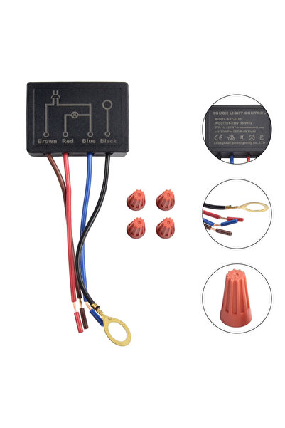 Choice مفتاح لمس 220 فولت، وحدة تحكم في إضاءة مصباح الطاولة، مستشعر ثلاثي الا...