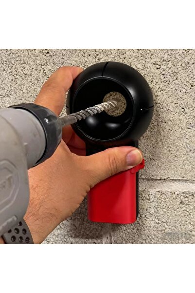 Choice1 Red and Black Drill Dust Collector With Rotating , Drill Dust Cover F...