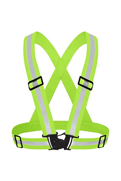 Choice سترة أمان عاكسة خضراء - سترة عالية الوضوح بأحزمة قابلة للتعديل للركض و...