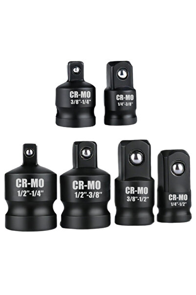 DUTRIEUX 6pcs 6pcs/set Impact Socket Adapter Reducer Set 1/2 3/8 1/4 inch Use...