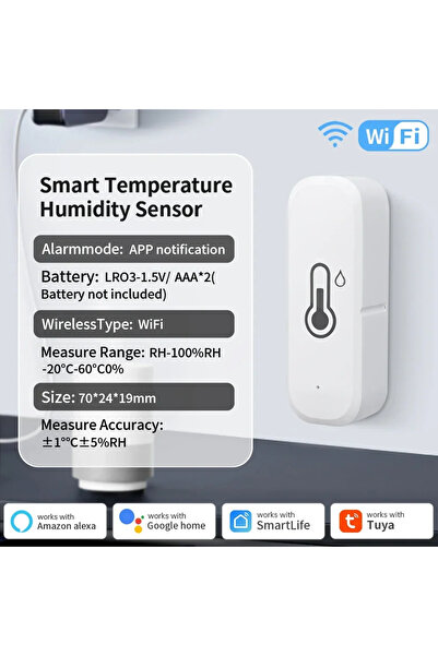 Choice واي فاي/زيجبي 3.0، أتمتة المنزل الذكي، مستشعر ذكي لدرجة الحرارة والرطو...