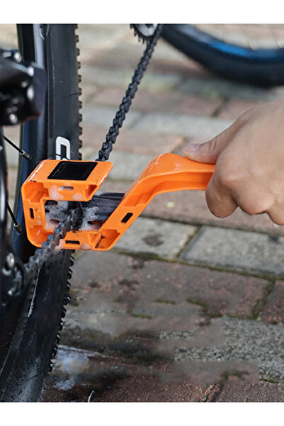 Choice Motorcycle Chain Cleaning Brush Double Head Bike Gear Cleaning Brush M...