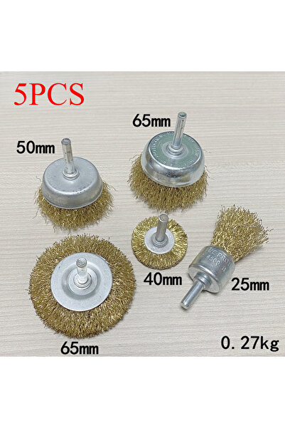 Choice3 فرشاة سلكية فولاذية ذات عجلات مطلية بالنحاس، أداة دوارة لإزالة الصدأ ...