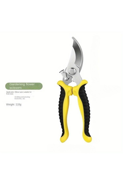 Choice1 Yellow Stainless Steel Professional Gardening Shears Pruning branches...